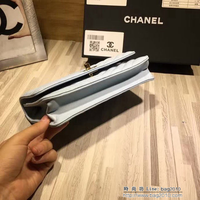 香奈兒CHANEL V982新款新顏色專櫃品質羊皮鏈條小包 DSC1258